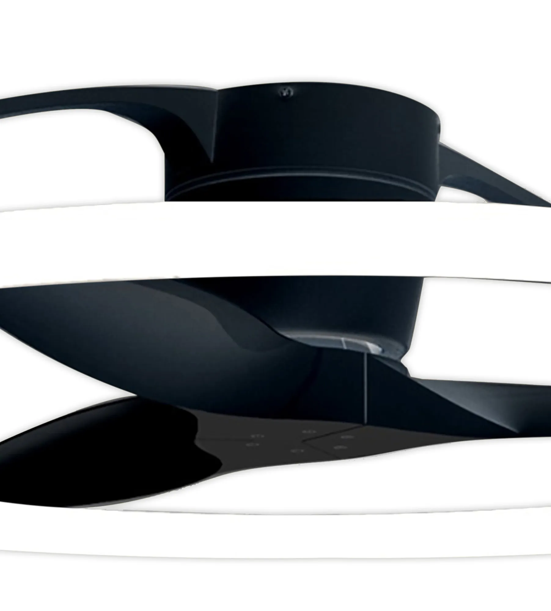 Nepal 75W LED Dimmable Ceiling Light & Fan, Remote / APP / Voice Controlled Black M7531  Mantra Nepal